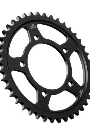Snelle Levering JT SPROCKETS - REAR STEEL 42T BL, 530 - Sprockets - BLACK ZINC FINISH